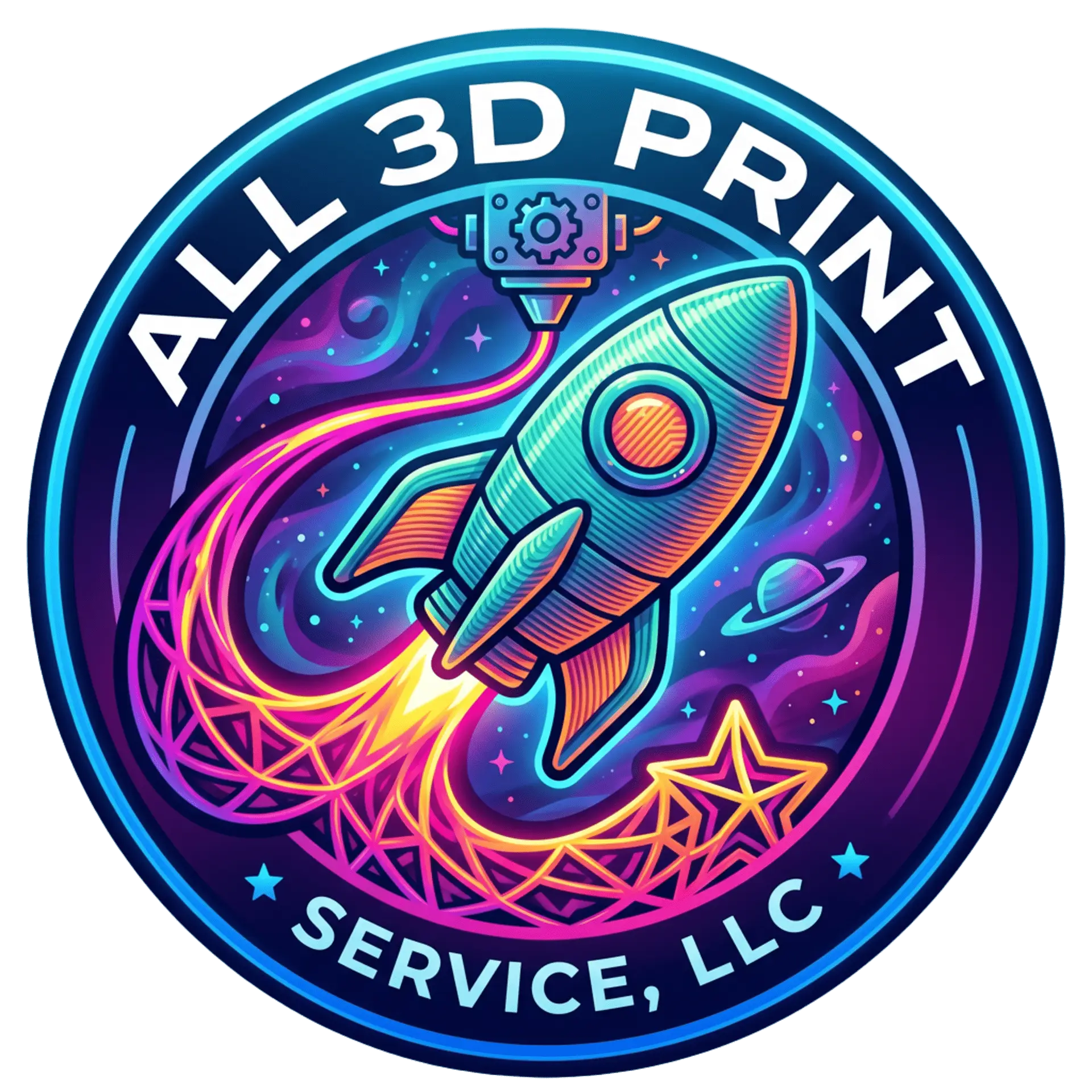 All 3D Print Service, LLC. Logo